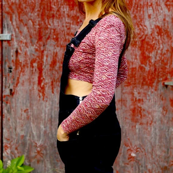 Billabong Long Sleeve Crop Top - Picture 3 of 8
